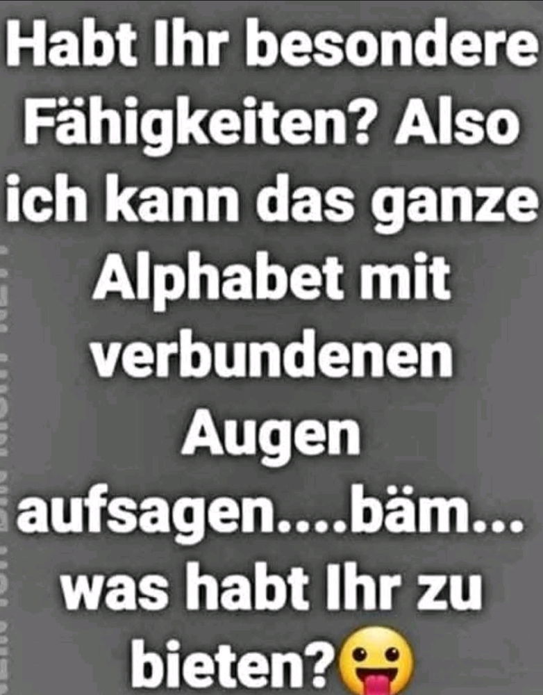Hab da mal ne Frage ... 😄