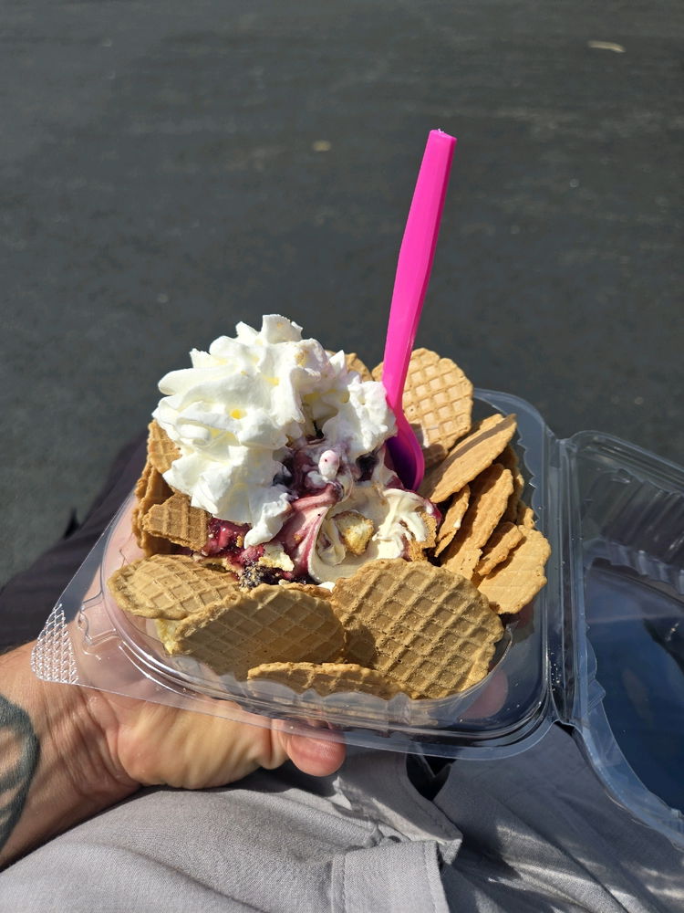 Nachos but ice cream