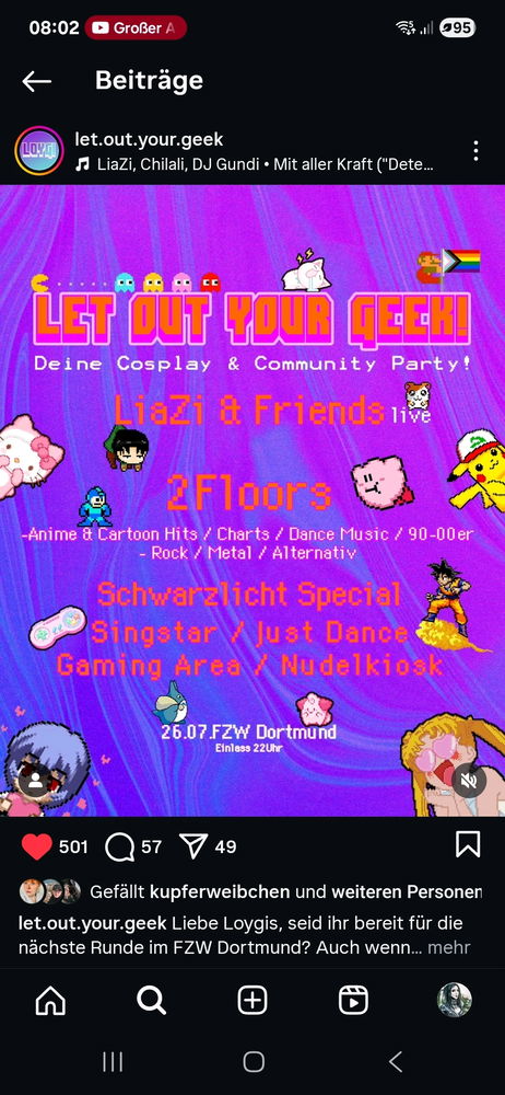Lust auf ne coole Geekparty?