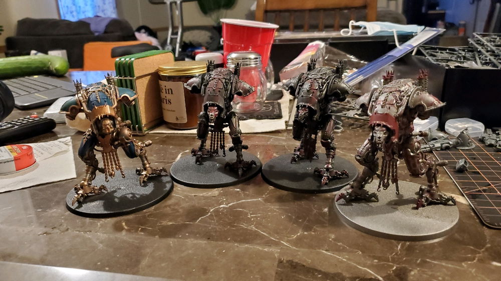Nearly finished houndpack