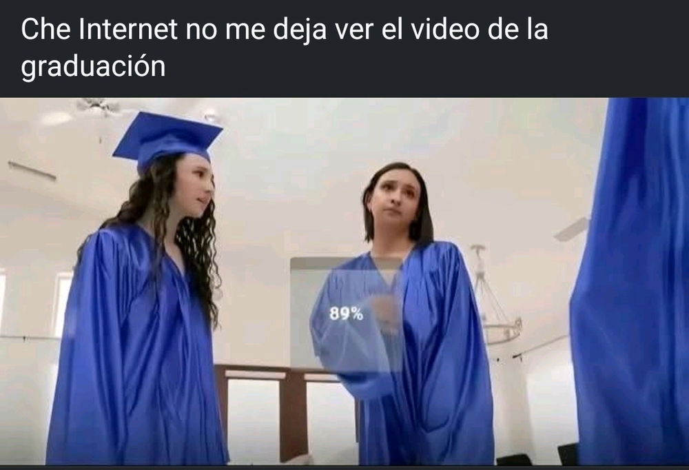 Ya ni ver la graduación puede uno 😵‍💫