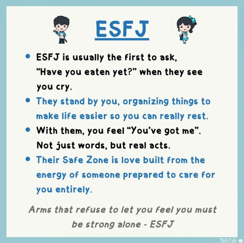 The kind of "Safe Zone" each MBTI is.

🎶I can be your hero bay-beh, i can kiss away the pain, i will stand by you forever🎶😉😂- INFJ 🖤⭐️