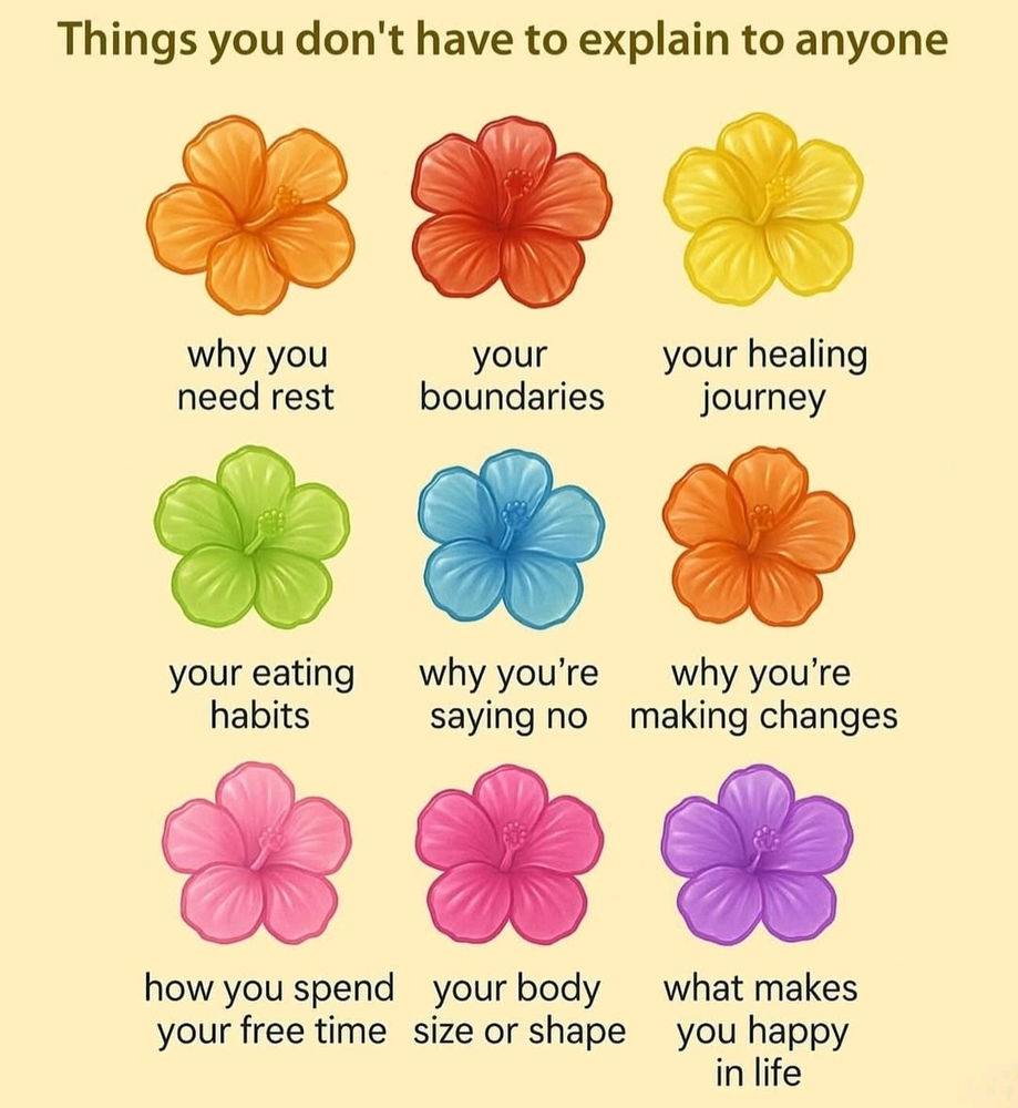 🌺✨️ Hey Beautiful Souls this is a simple reminder for you... Know you 
are more than enough... So, just be yourself... Believe in yourself... Be happy... Be greatful... And keep 
going... 🌿🌞🌸✨️🫶🌈