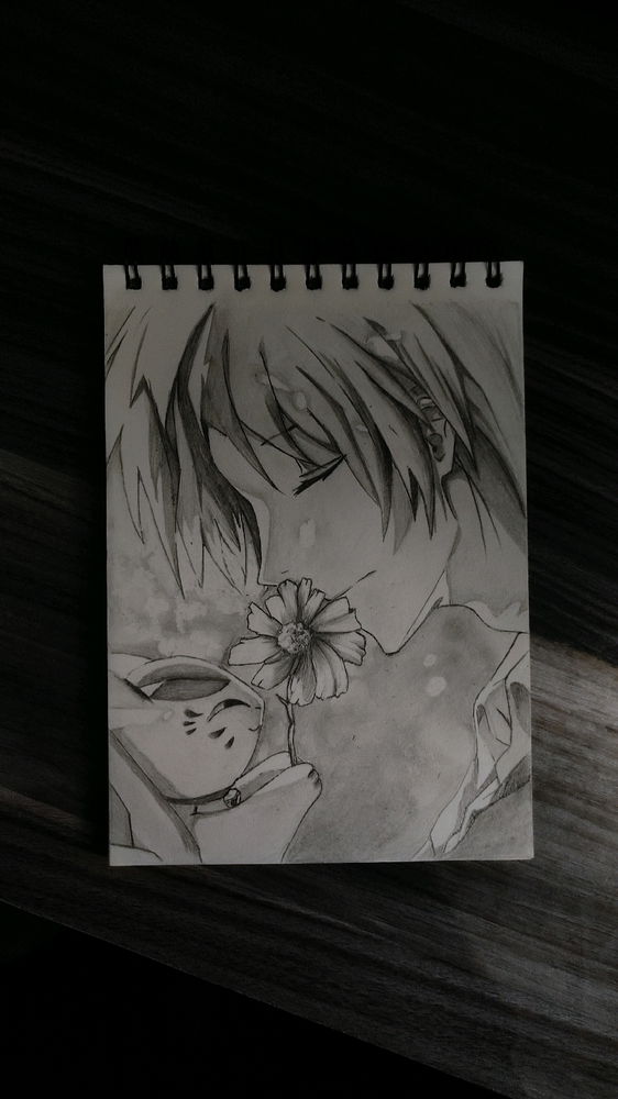 Natsume and nyanko-sensei...