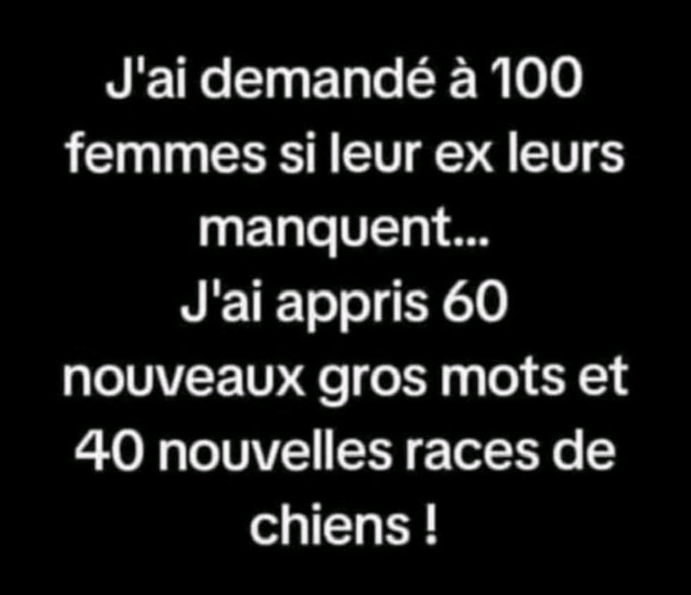 Je ne l'avais pas vue venir celle-là 🤣