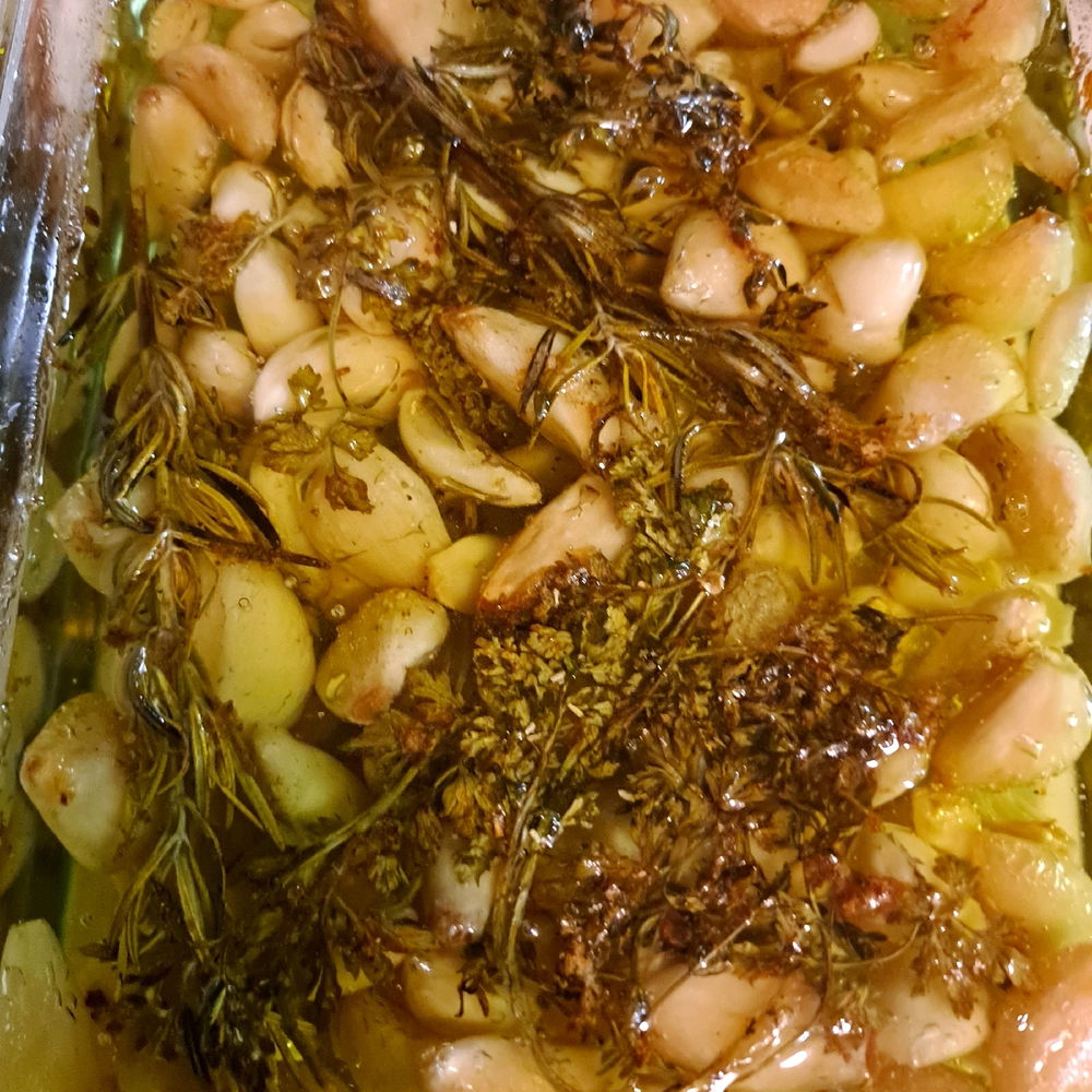 Garlic confit
