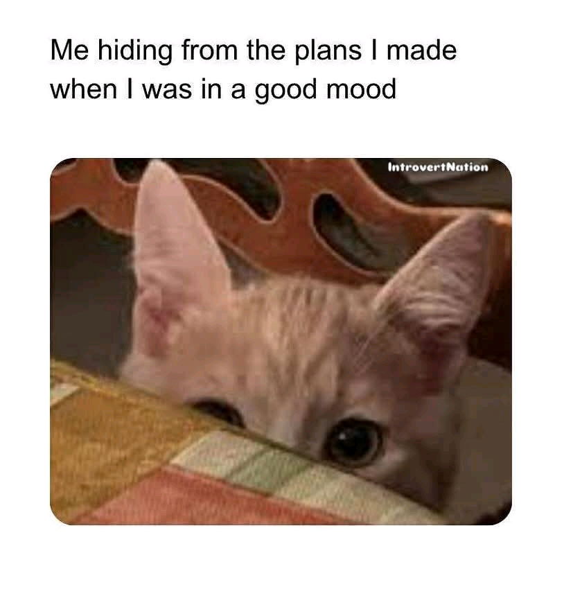 Introvert problems 🤭