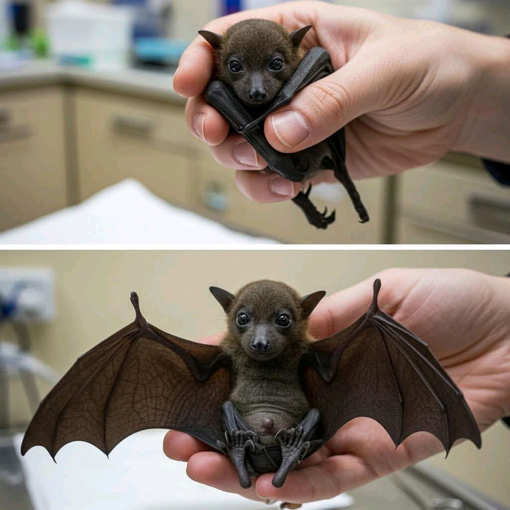 Baby bat🌚🦇