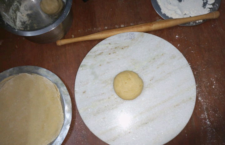 Celebration of learning to make a goal chapati