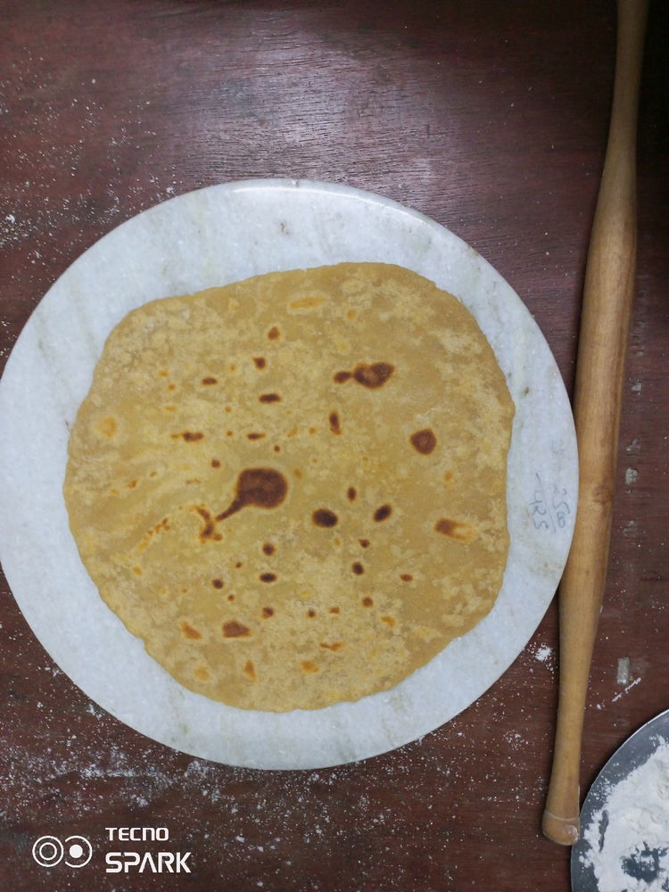 Celebration of learning to make a goal chapati