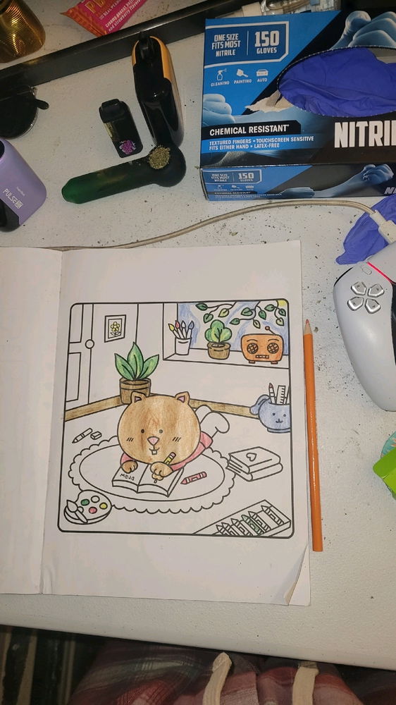 been coloring!