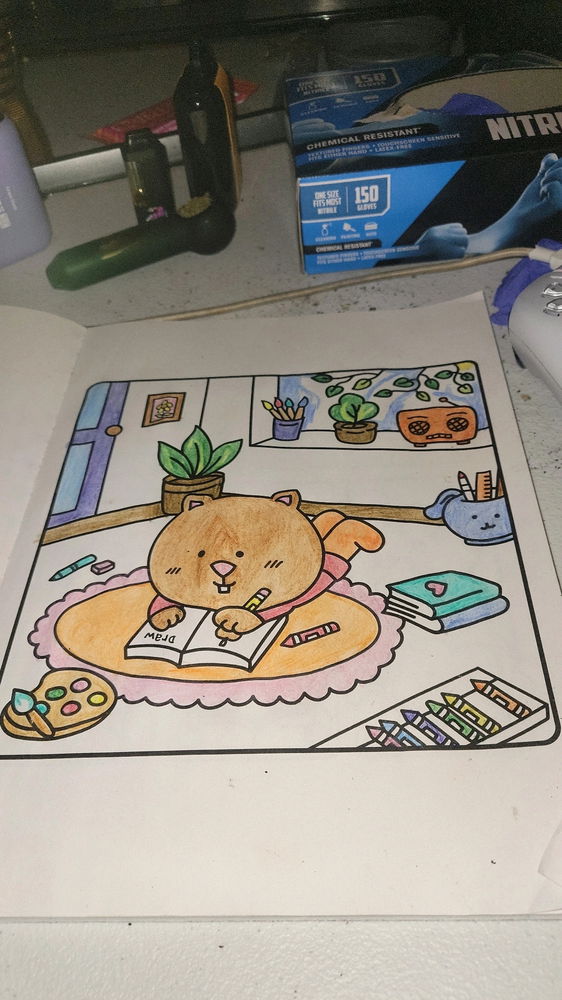 been coloring!