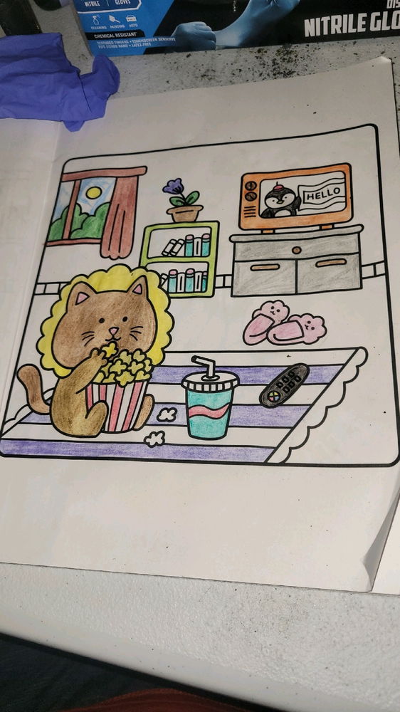been coloring!