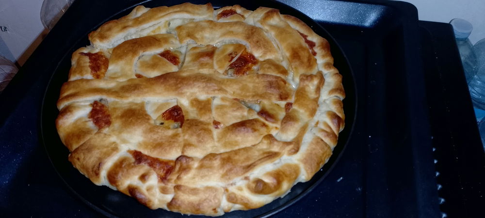 Torta Salata 
Fior di latte
Guanciale 
Asparagi ❤️ 
Sono proprio bravo 🤣