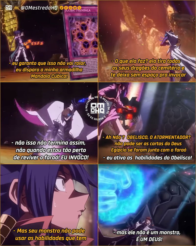 Kaiba usando usando a arte do roubo igual o Faraó Atem (Yugi)