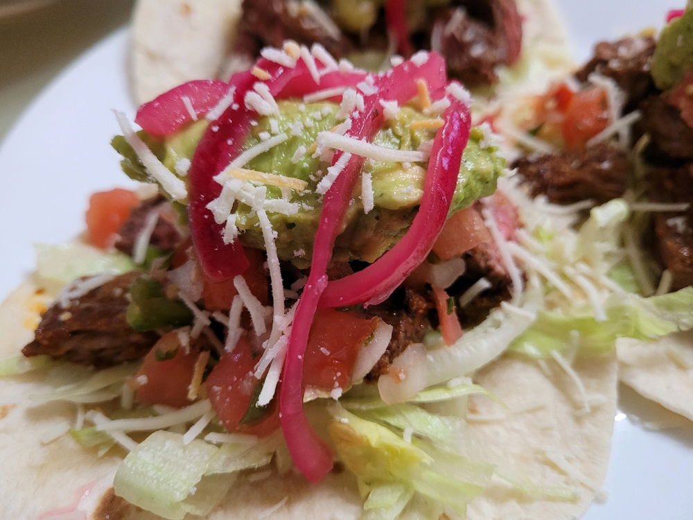 Beef steak tacos