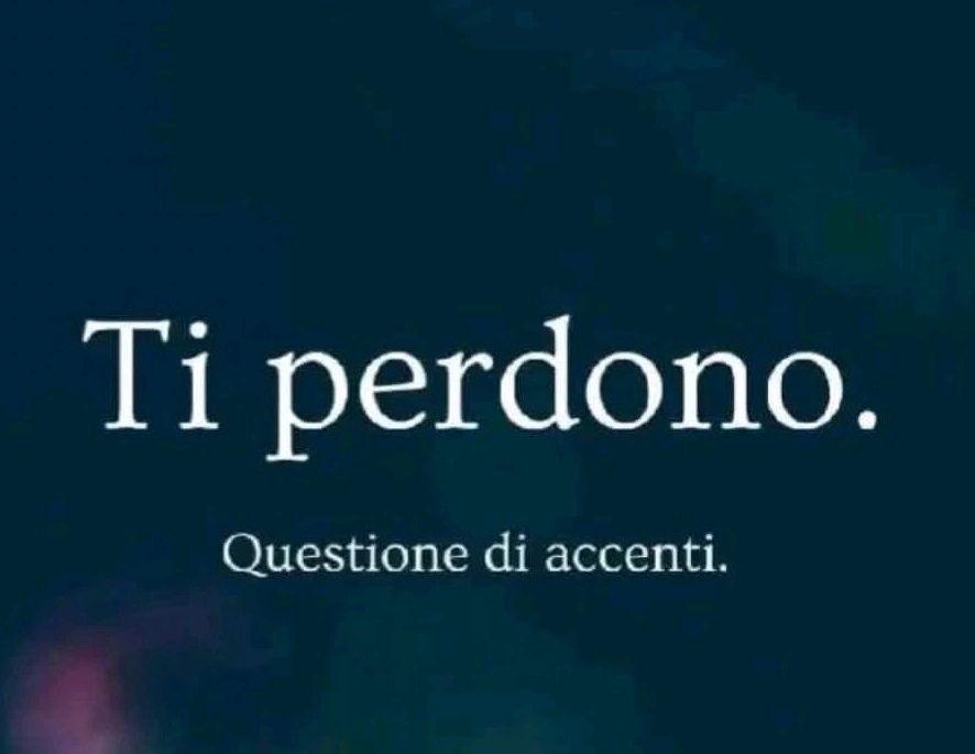 ..saper pronunciare...