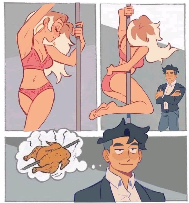 when man said you look delicious 😆