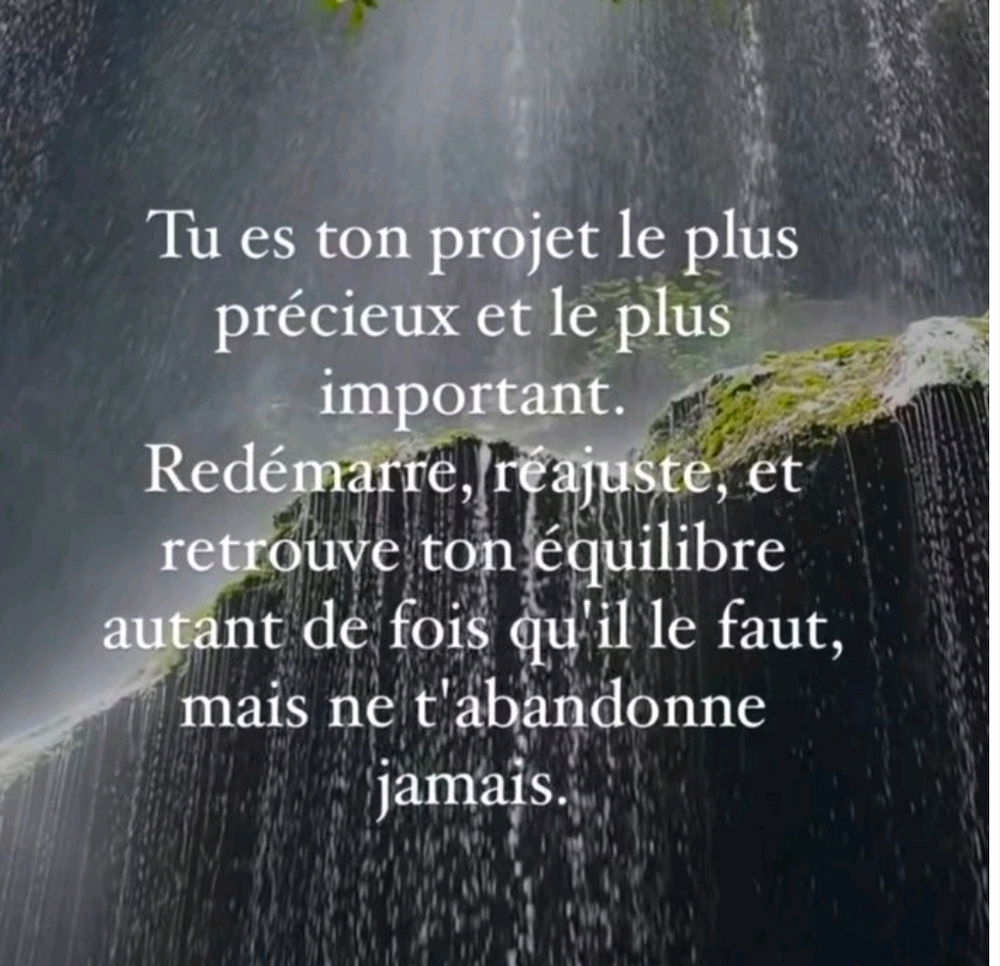 Ne pas se décourager, avancer pas à pas, à son rythme...en gardant en tête  ses objectifs