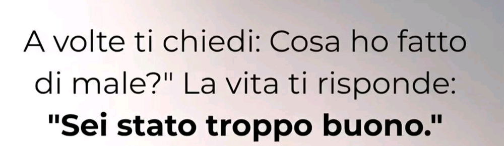..ti domandi....
