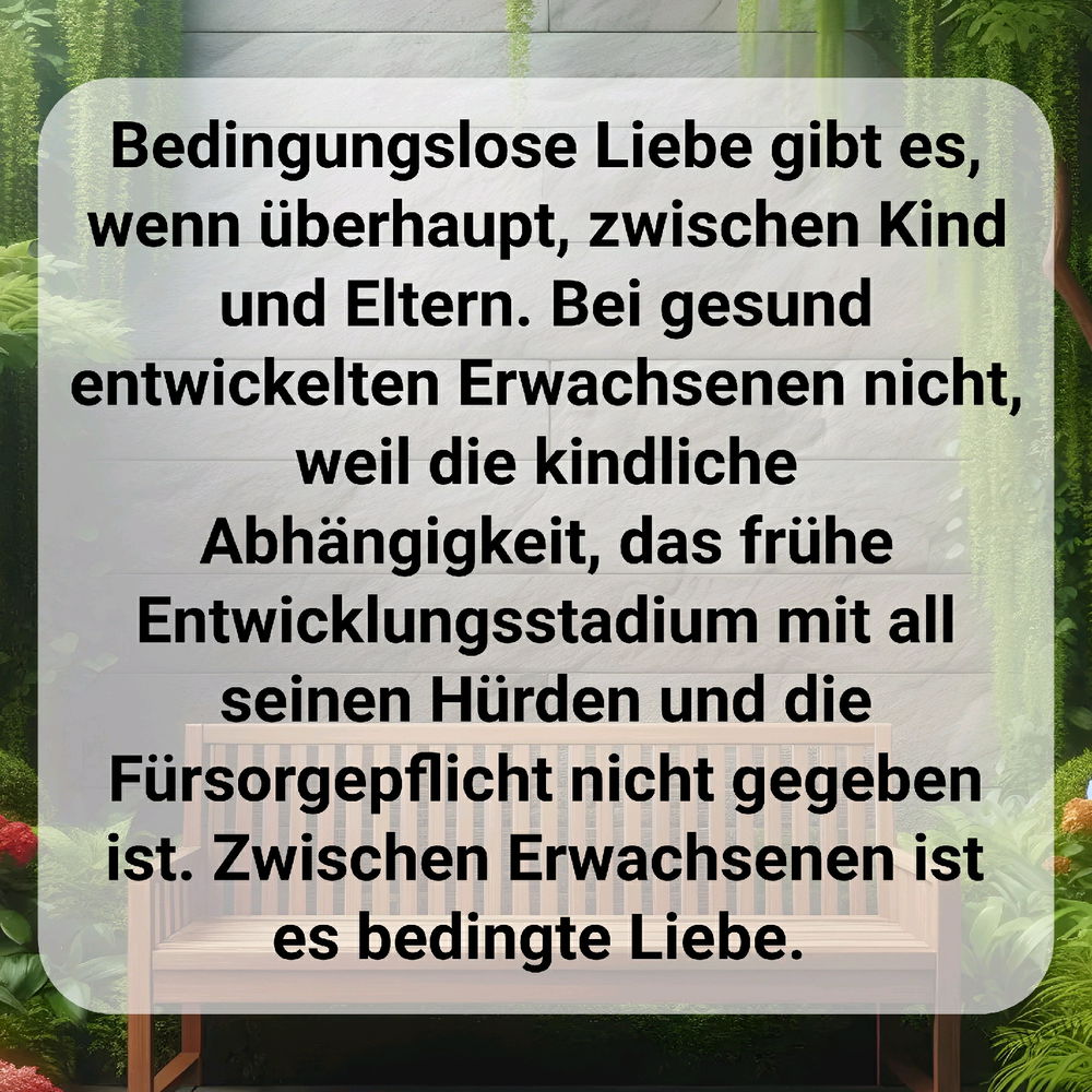 Bedingungslose Liebe