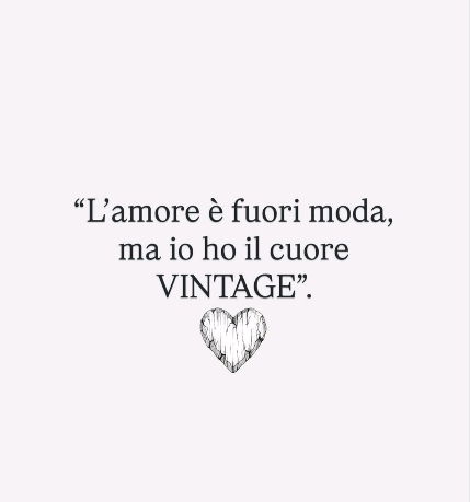È così 🥰