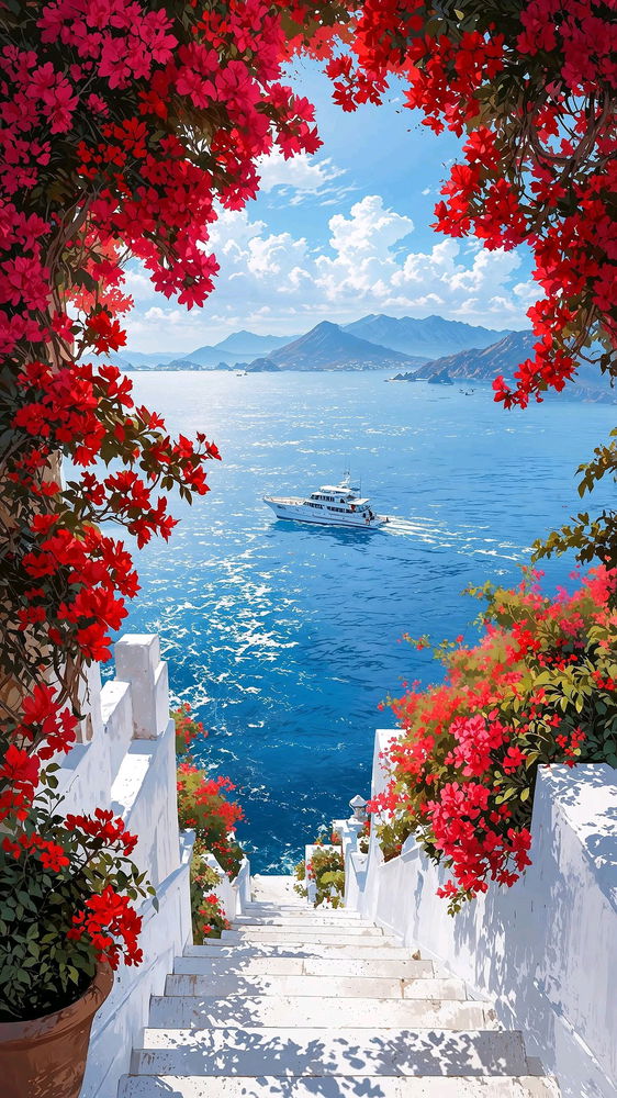 ⛰️☁️🌊🌺