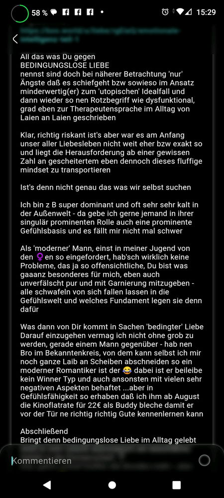 Emotionale Intelligenz 
Teil 2

BEDINGUNGSLOSE LIEBE