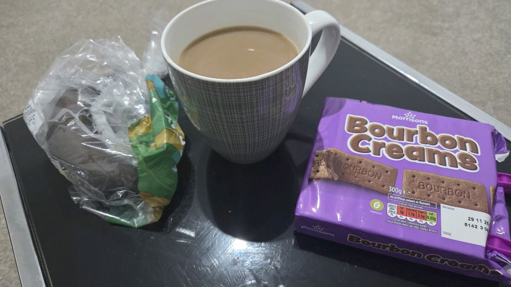 Quick breakfast before dinner!