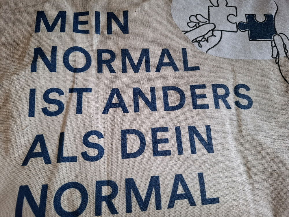 Wieder ein Beutel mit einem schönen Spruch