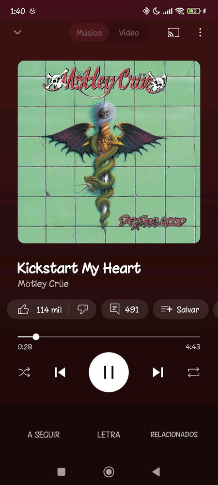 Tô adorando Motley crue