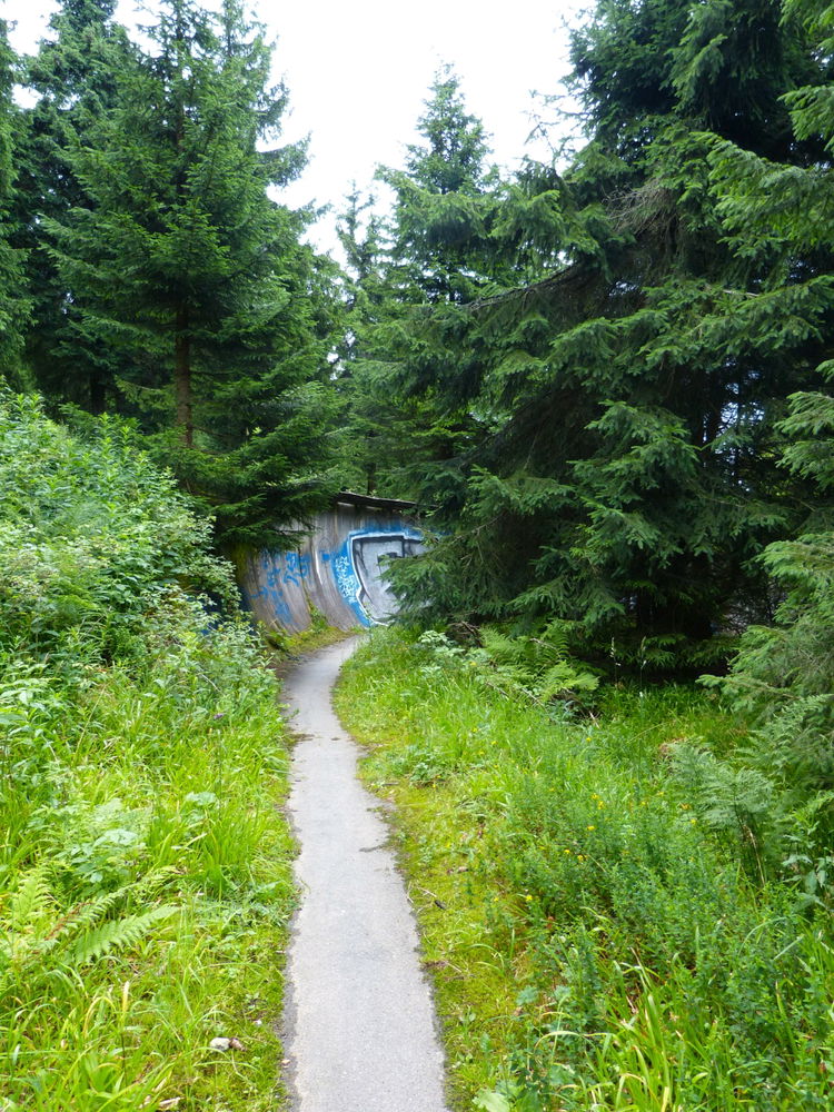 Alte Bobbahn in Oberwiesenthal