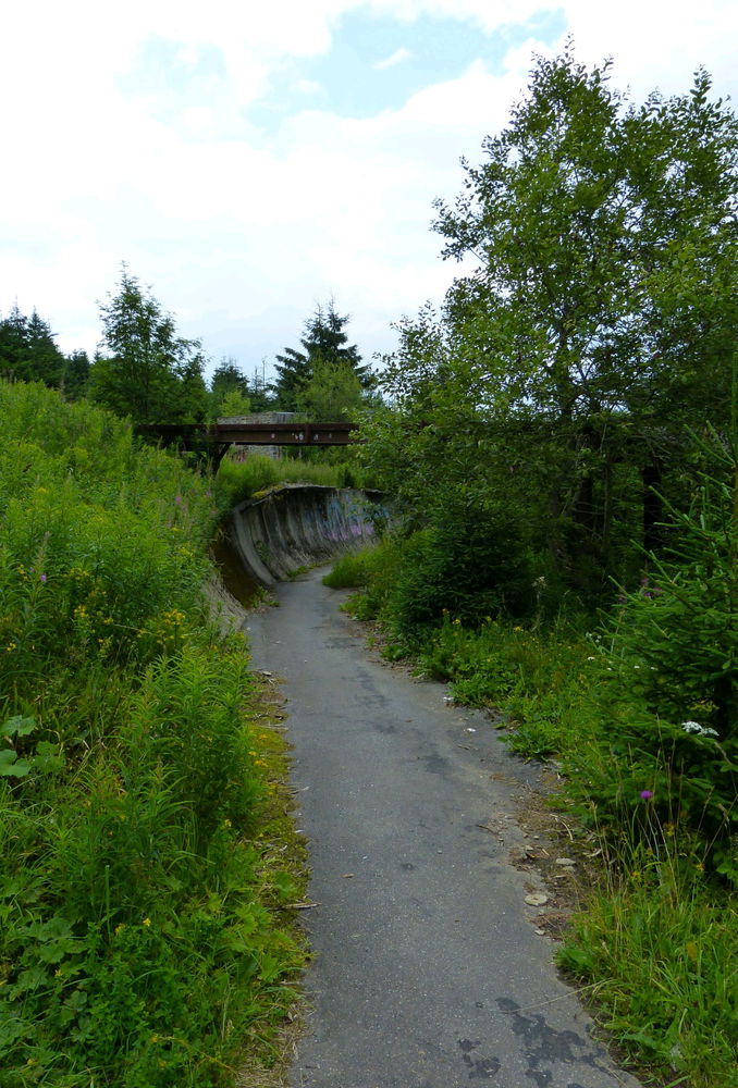 Alte Bobbahn in Oberwiesenthal