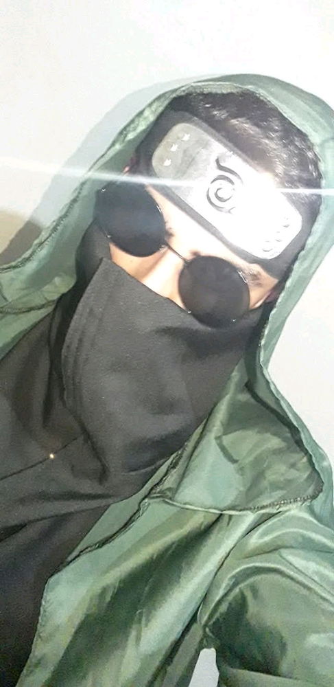 Quando fiz cosplay de Shino Aburame