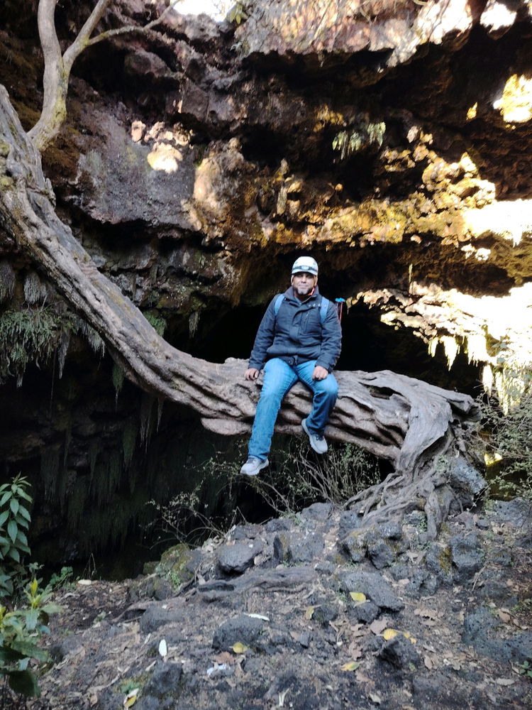 Hikking en el volcán xitla