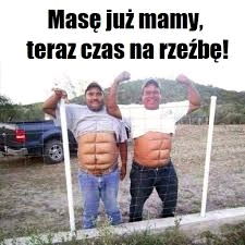 Z okazji dzisiejszego dnia "Kultu Masy Mięśniowej", pamiętajcie o robieniu masy.☺️