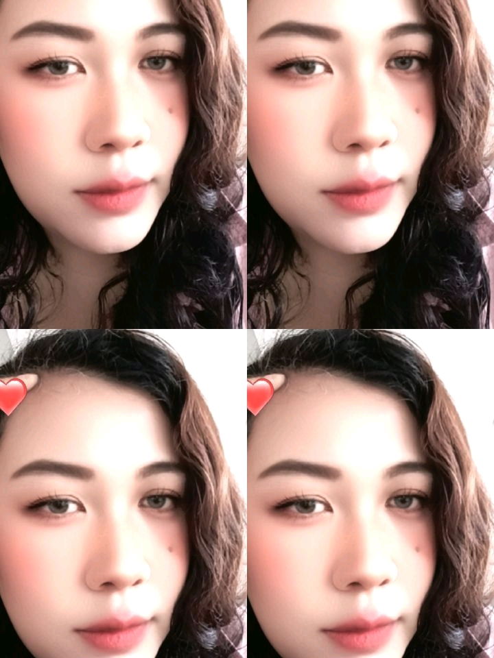 Light, Contact Lens, Make up and a bit filter 😄