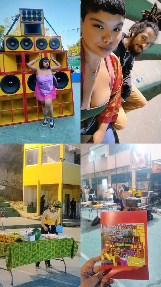 Ontem foi dia de ver os amigos fazendo arte, na forma sound system ❤️
