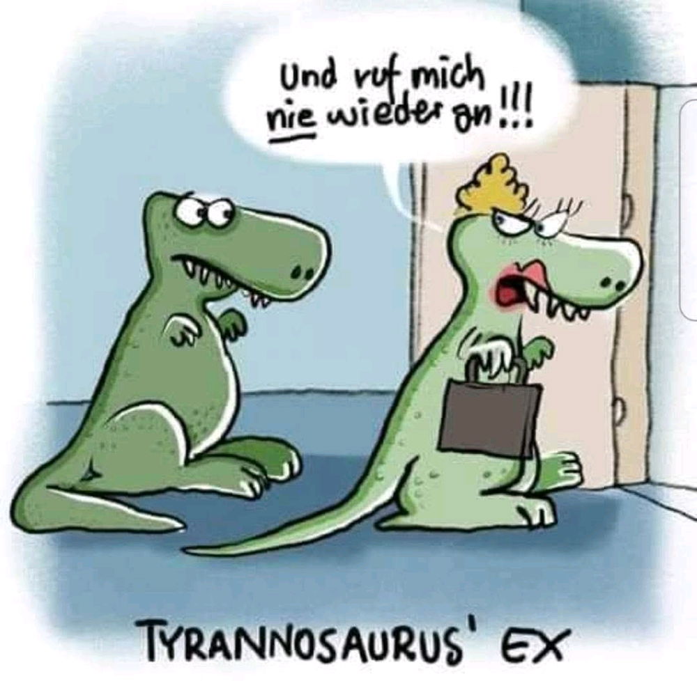 So kann's gehen 🦖