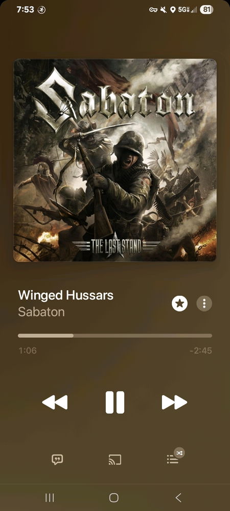 What's everyone listening to this morning?