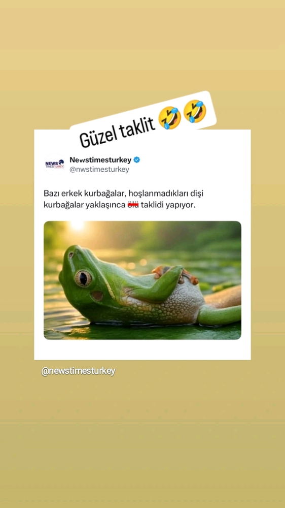 Taklit 😅😅