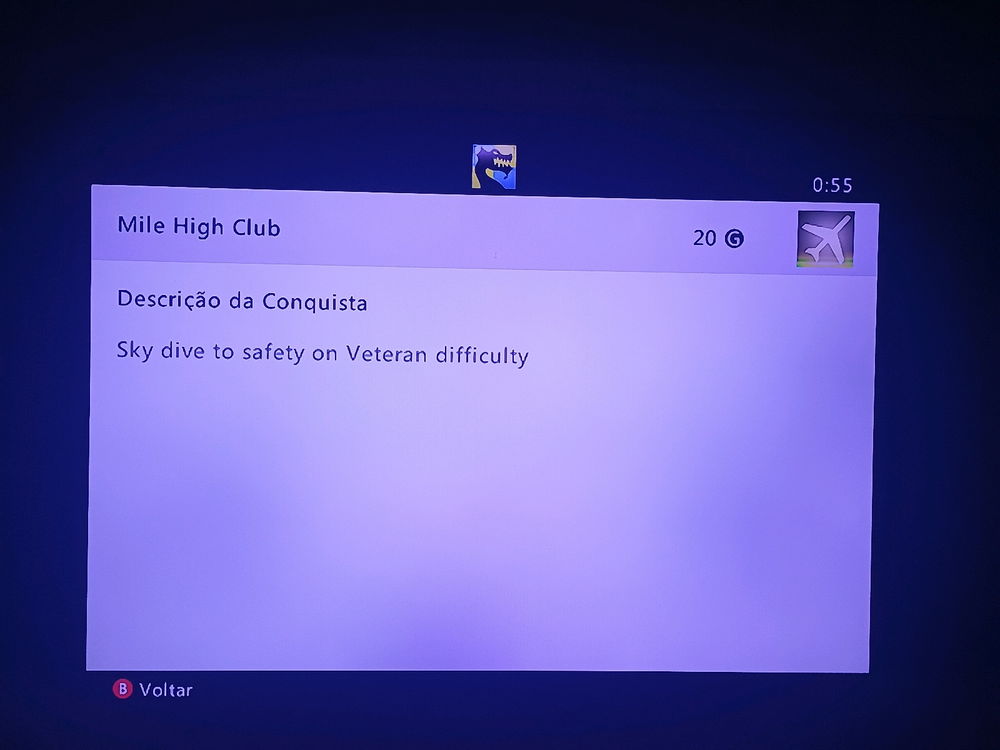 A conquista da fase do avião lá do cod4