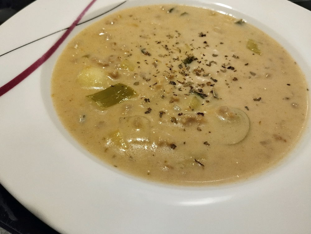 Vegane Lauchcreme Suppe 🥘💫