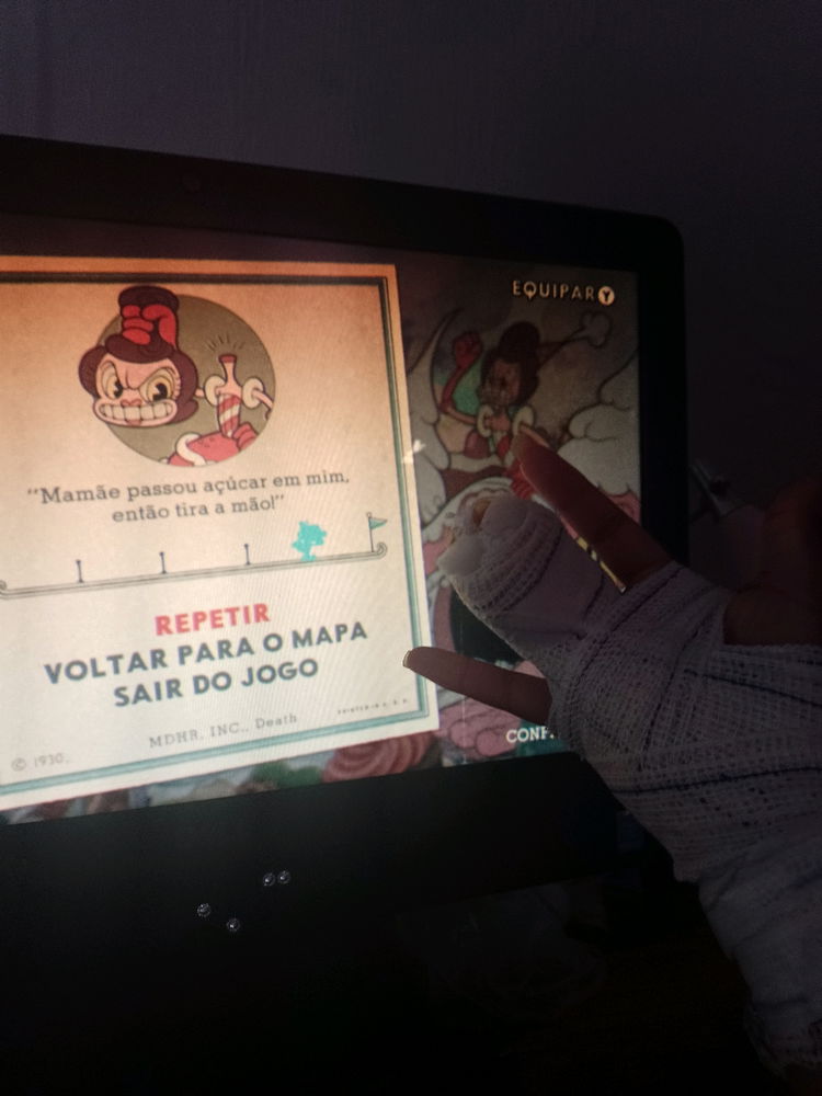 Acho que levei ao pé da letra