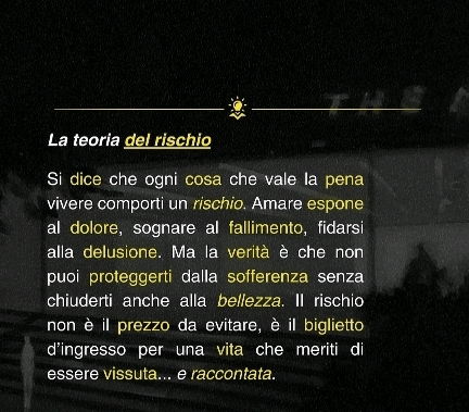 Teorie
Alcune le ho sperimentate