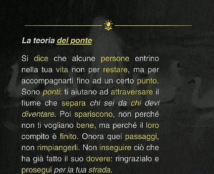 Teorie
Alcune le ho sperimentate