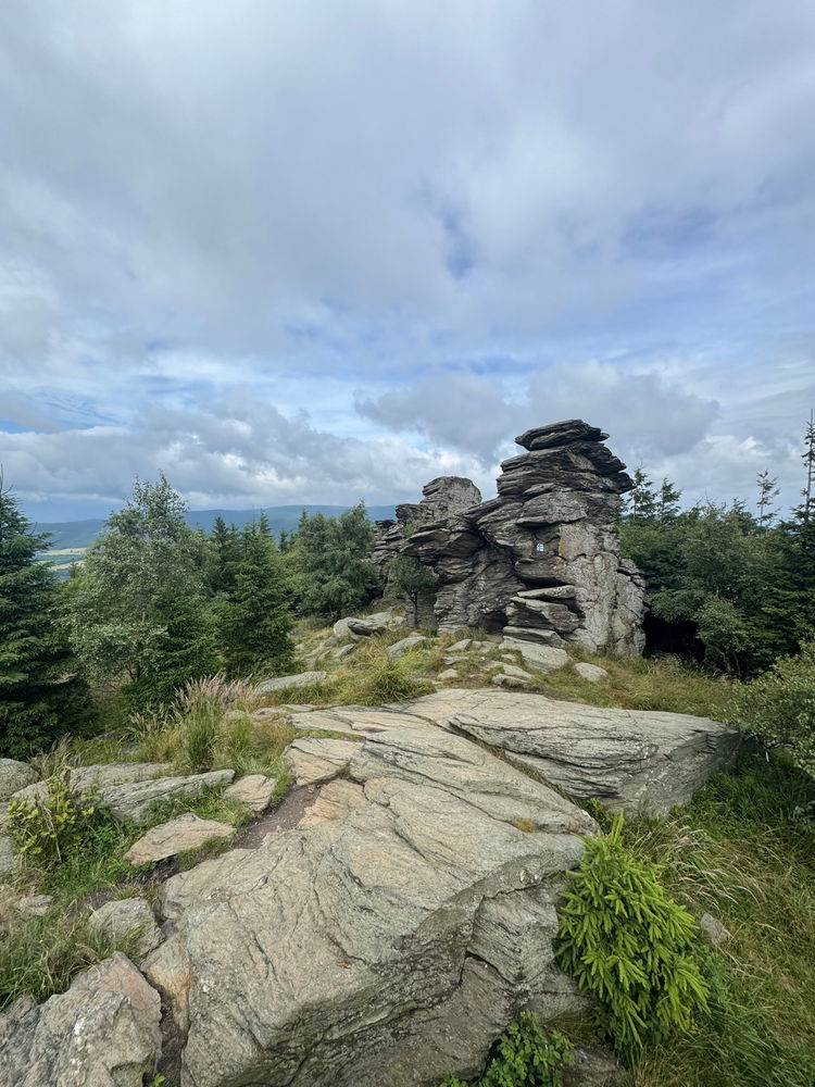 Dnešní hike na Šerák