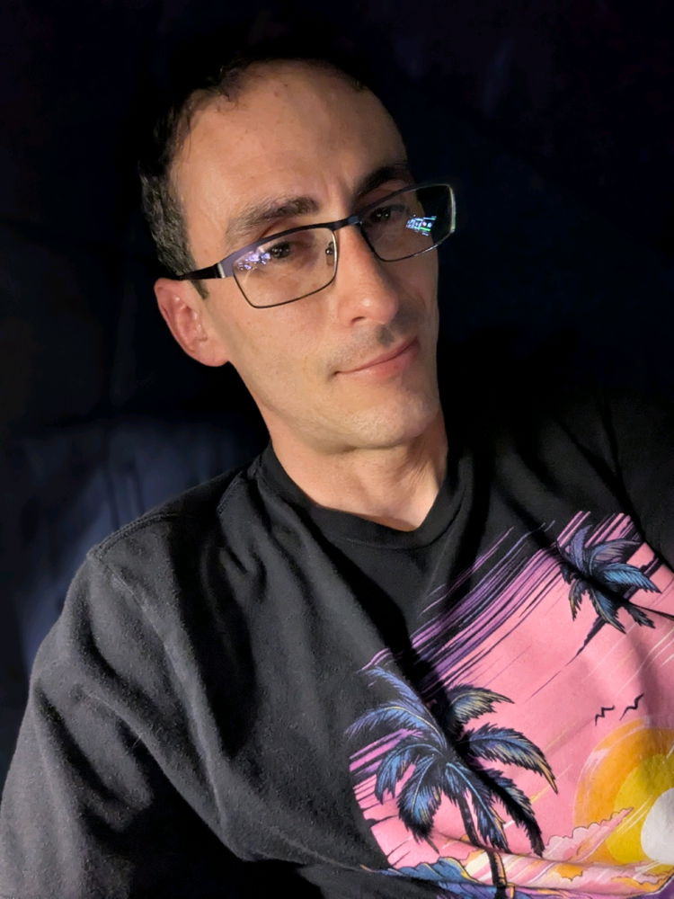 With or without the glasses?