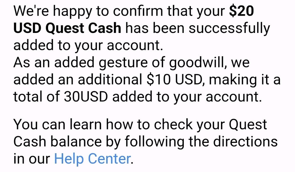 Awesome customer service. 🤩