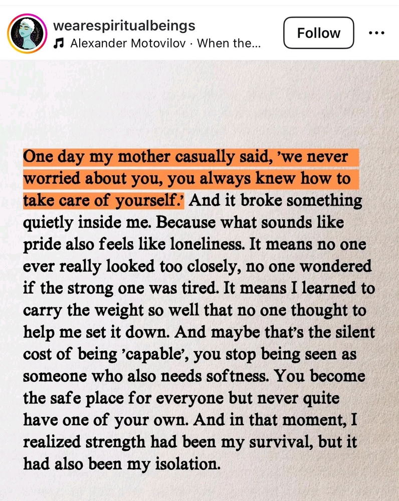 This really hits...